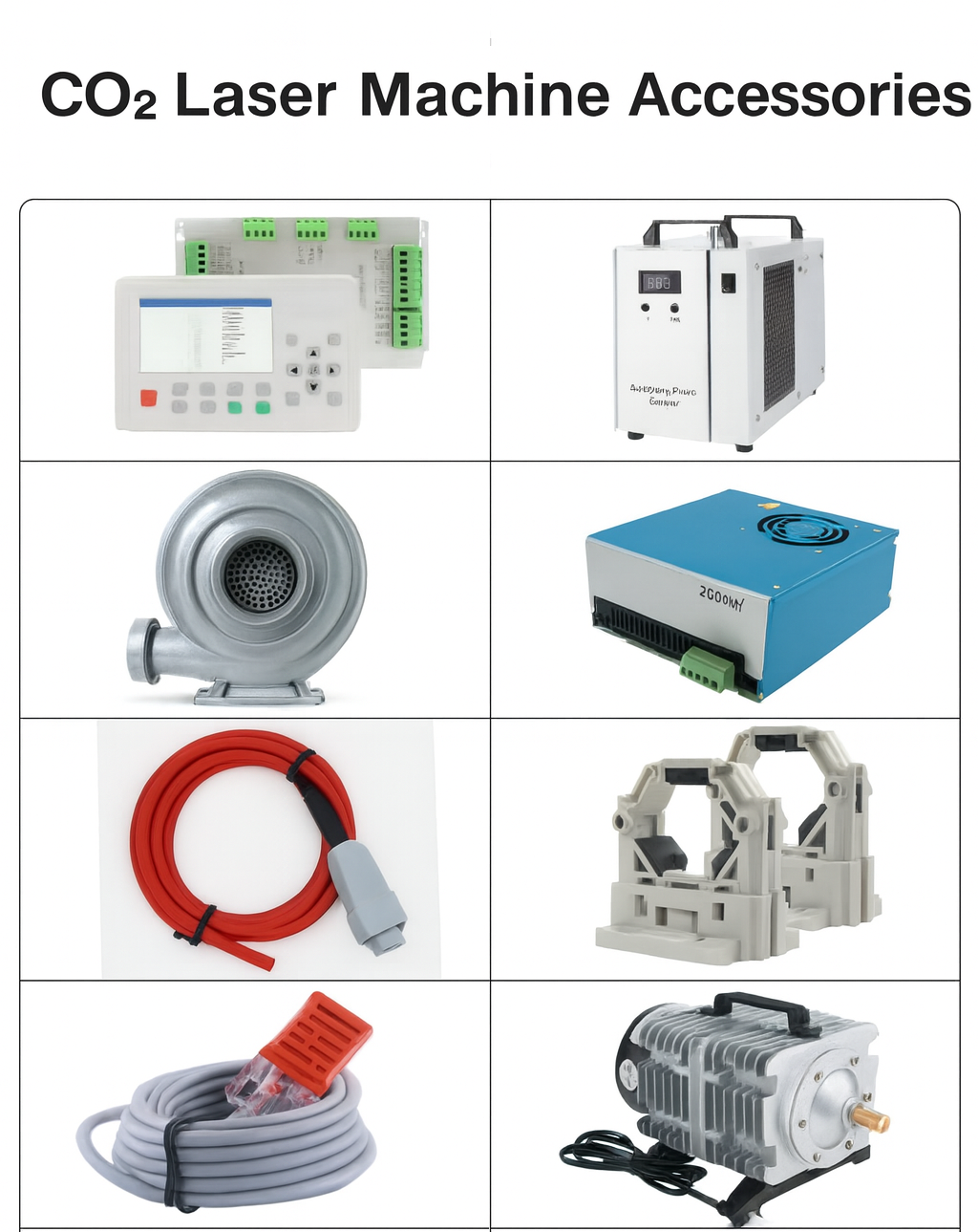 CO₂ Laser Cutting Machine Parts